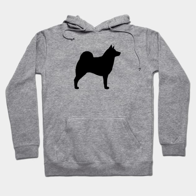 Norwegian Elkhound Silhouette Hoodie by Coffee Squirrel